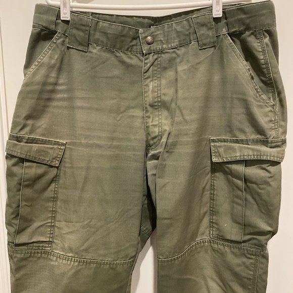5.11 Tactical Series Mens Large Long 38x31 Cargo Utility Pants 74003 Army Green - Picture 2 of 10